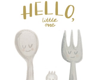 Hello, Little One (Greeting Card)