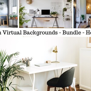 Office Zoom Background Pack for Virtual Meetings, Instant Download, Virtual background Images, Zoom Meetings, Digital Meeting Backgrounds