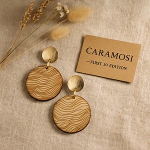 Caramosi First 10 Edition Earrings – Handcrafted Statement Jewelry Bespoke Earrings Fine Jewelry
