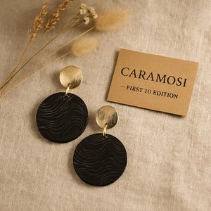 Caramosi First 10 Edition Earrings – Handcrafted Statement Jewelry Bespoke Earrings Fine Jewelry