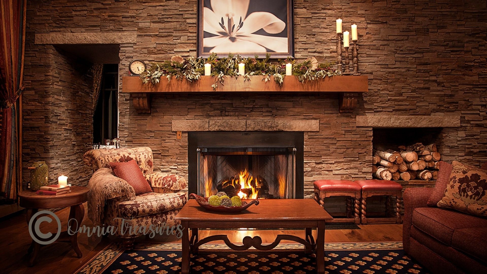 Fall Living Room Zoom Background Fall Living Room Refresh Fall Wallpaper