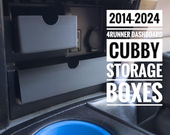 4Runner Cubby Drawer Set (2014-2024): Console Storage Bins