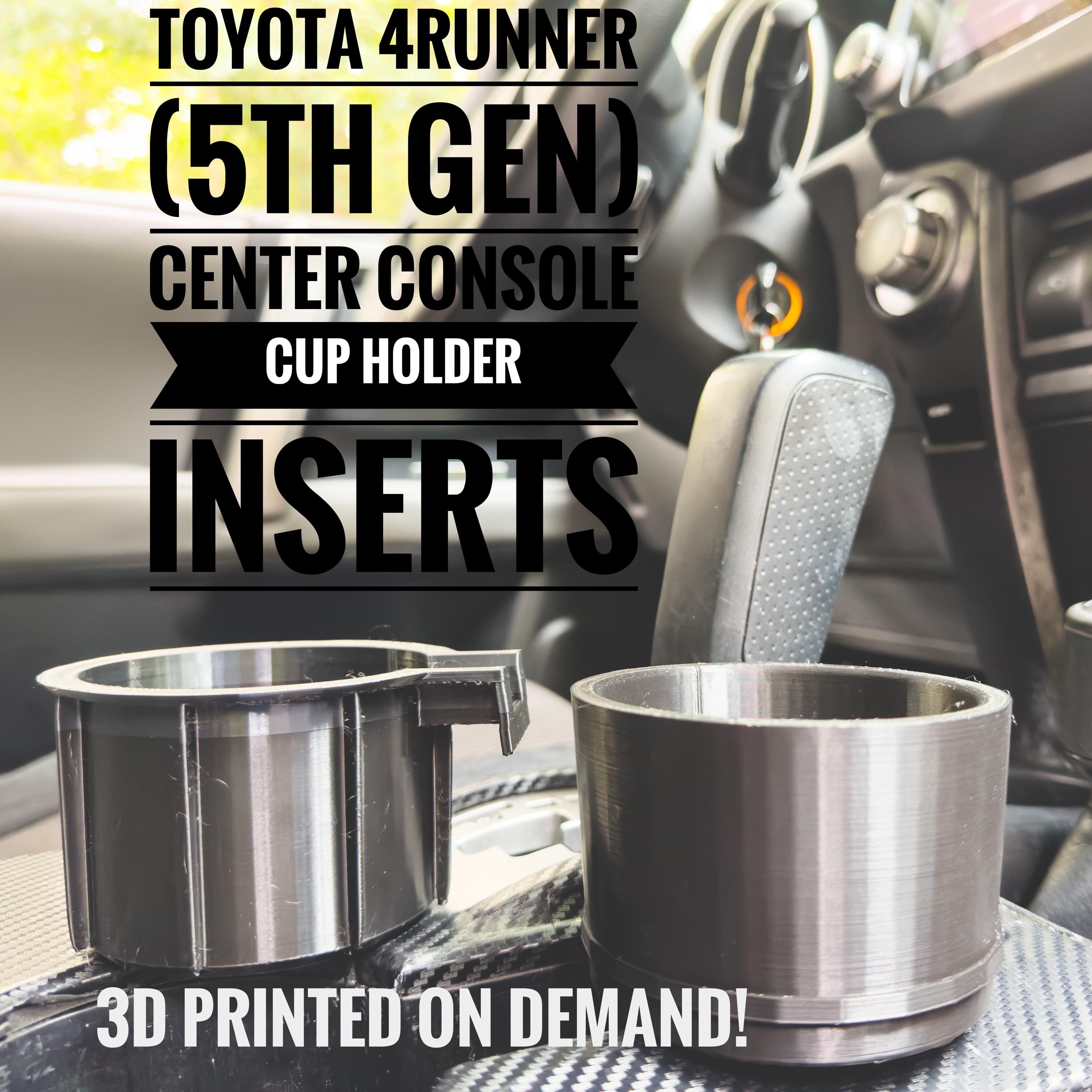 Toyota 4Runner Center Console Cupholder Inserts (2010-2024)