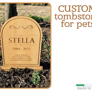 Custom Pet tombstone, Pet tombstone, Commemorative plaque, Dog memorial, Custom dog memorial, Cat tombstone, Personalized Pet Memorial