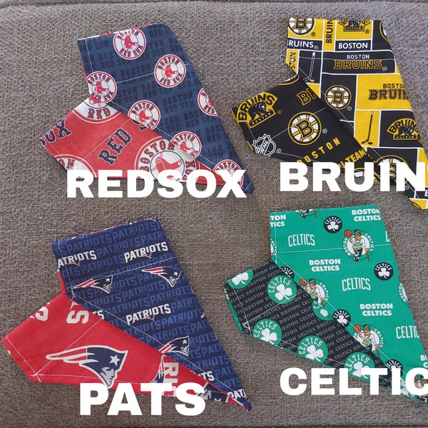 New England sports dog bandanas