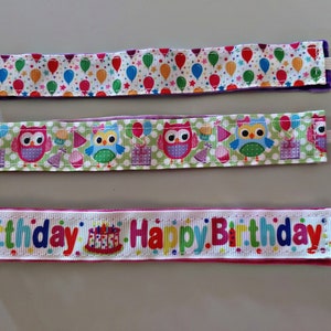 birthday nonslip headbands