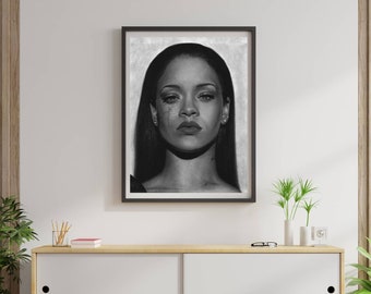 Rihanna Drawing | Fine Art Print