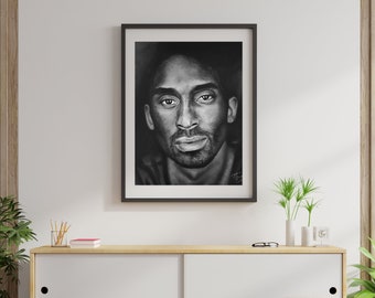 Kobe Bryant Drawing | Fine Art Print