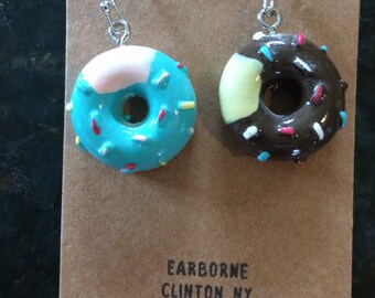 Novelty Earrings: Donuts