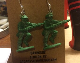 Novelty Earrings: Toy Soldiers