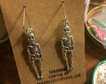 Novelty Earrings: Skeletons