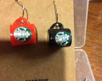 Novelty Earrings, Coffee Mugs