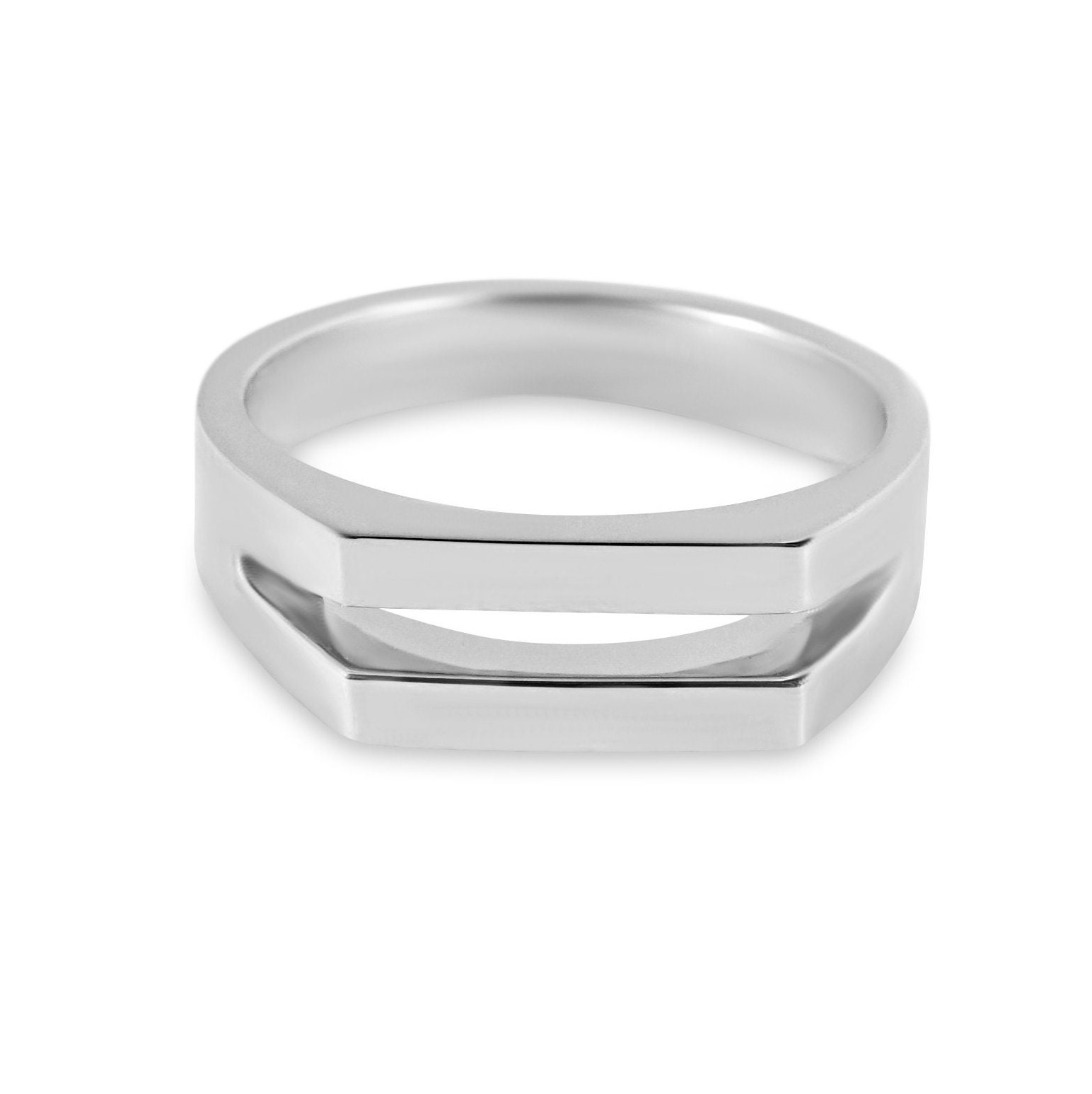 Signet Ring Men Silver Handmade Ring Designer Silver Men