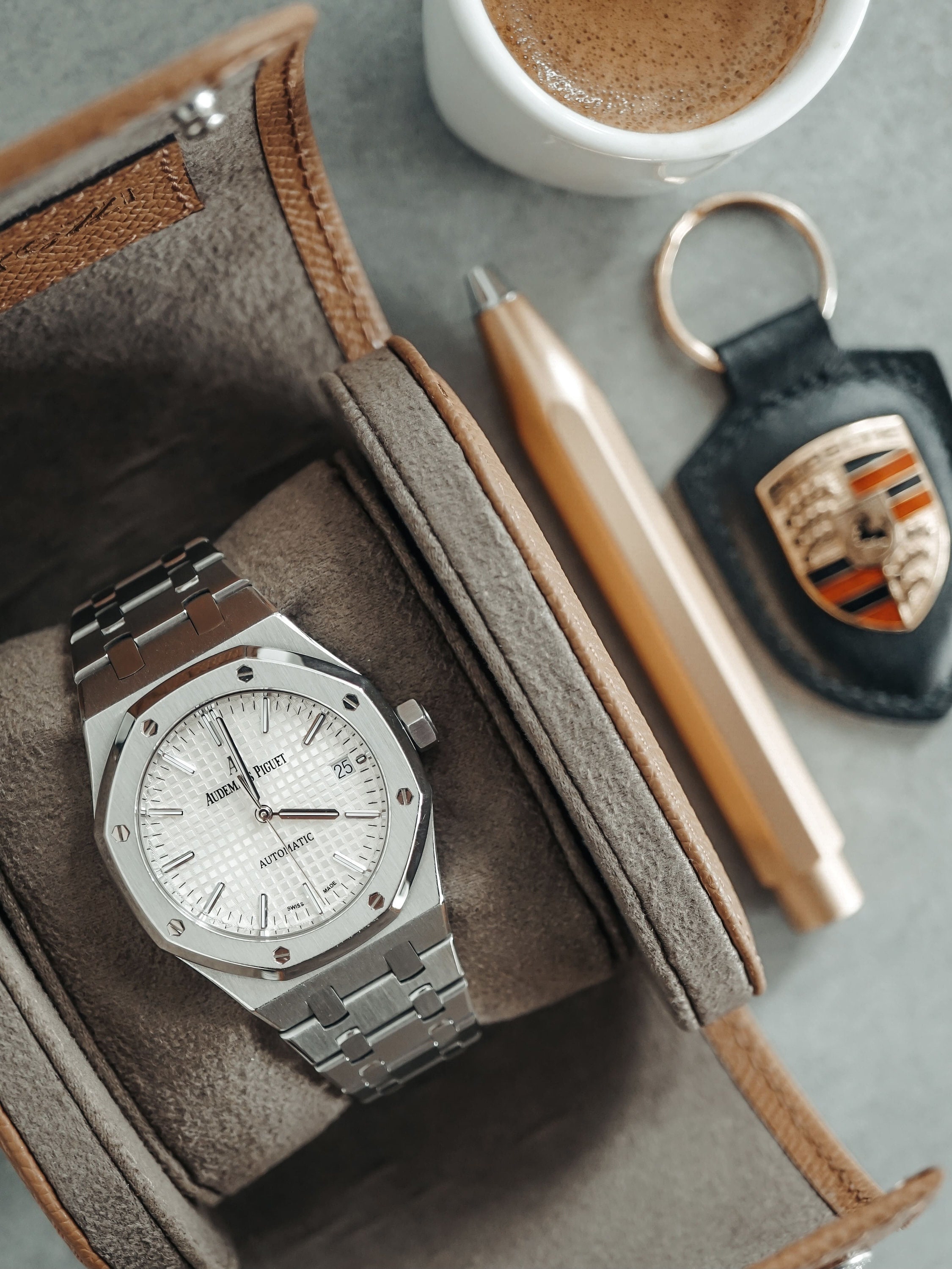 Luxury Watch Case Handcrafted Watch Roll Italian Saffiano Etsy