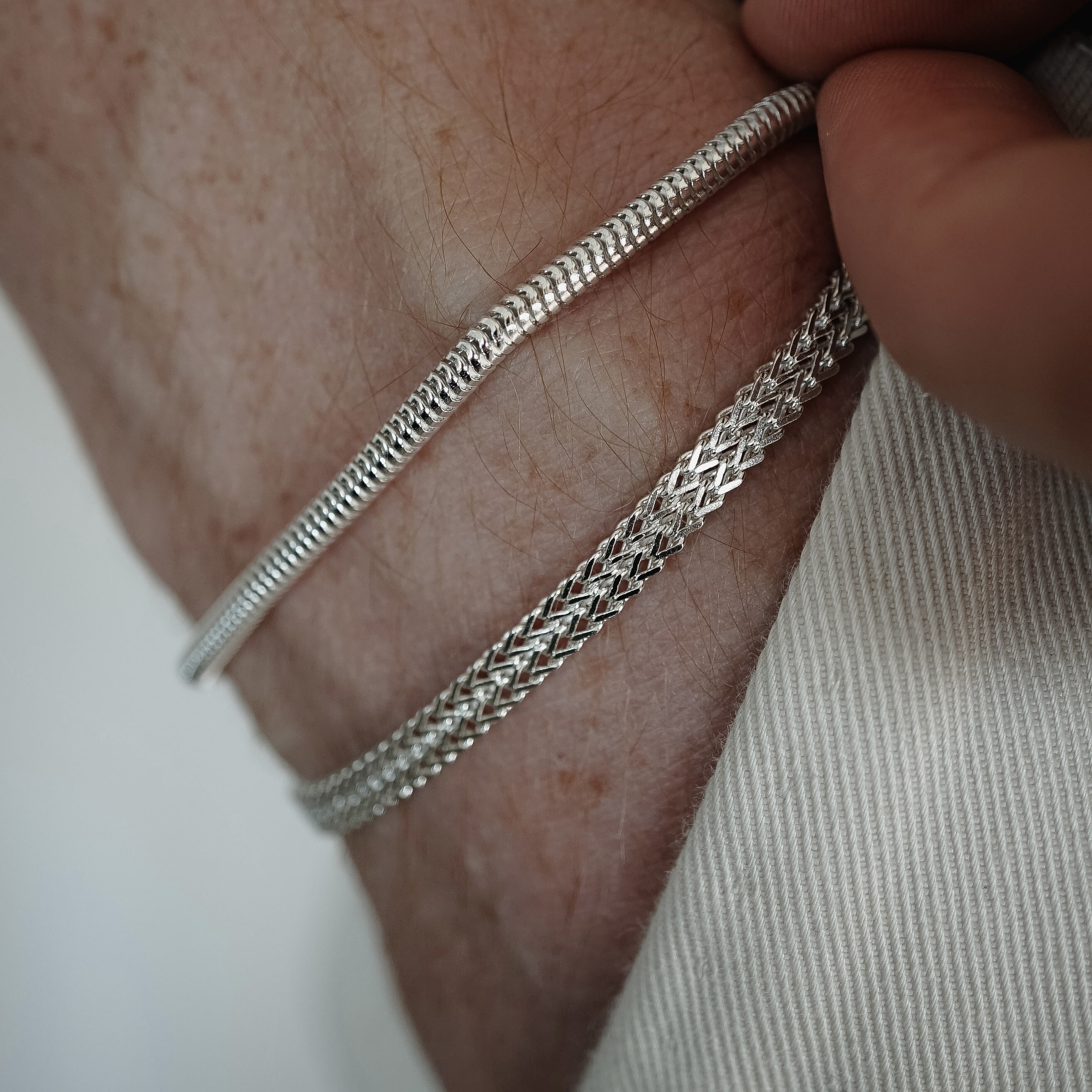 Men Silver Snake Bracelet 925 Sterling Silver Fine Links Size Adjustable  Handmade Solid Men Silver Chain With Gift Box - Etsy