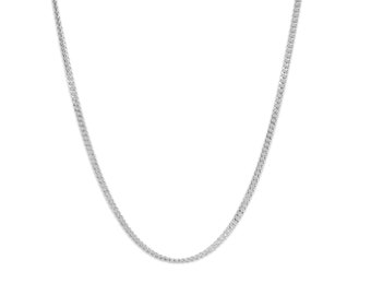 Collar de los hombres de plata estilo de plata de ley 925 Modern Links Collar ajustable de alta calidad con caja de regalo
