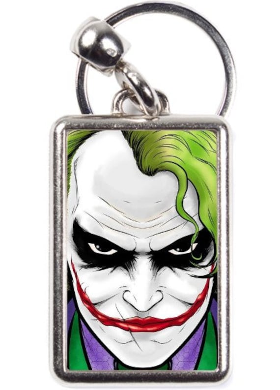 Joker Keychain Keyring Gifts For Her Birthday Collectible Etsy