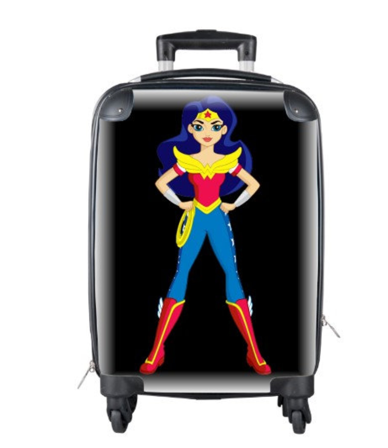 Wonder Woman Suitcase Cabin Luggage Travel Bag Valentines Day Etsy