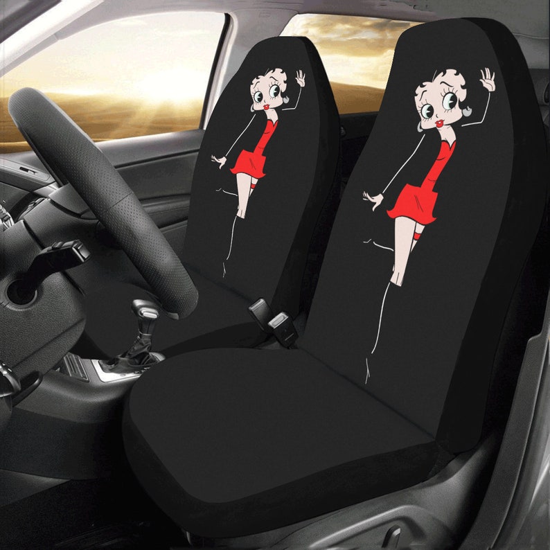 Betty Boop Car Seat Covers Set Anime Cartoon Valentines Gifts | Etsy