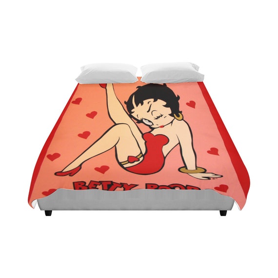 Betty Boop Duvet Cover Valentine Gifts For Her Birthday Sexy Etsy