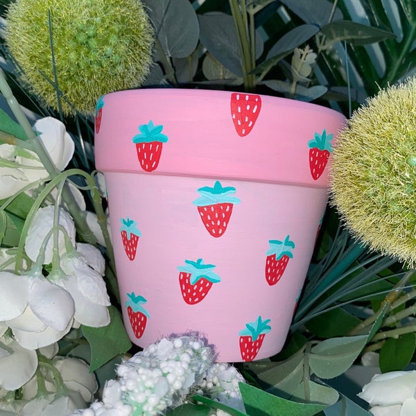Painted Plant Pots - Etsy