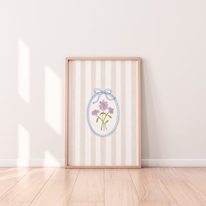 Vintage Gänseblümchen Print | Digitaler Download | Kinderzimmer Printables | Baby Mädchen Druck | Mädchen Zimmer Druck | Wandkunst | Posterdruck | Niedlicher Kunstdruck