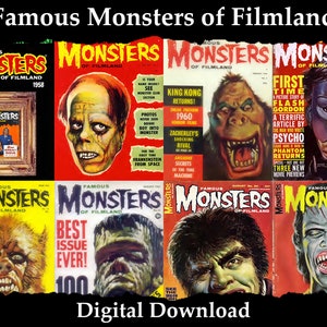Famous Monsters Of Filmland 84 93 106 In Digital Pdf Etsy Famous Monsters Of Filmland 84 93 106 In Digital Pdf Etsy