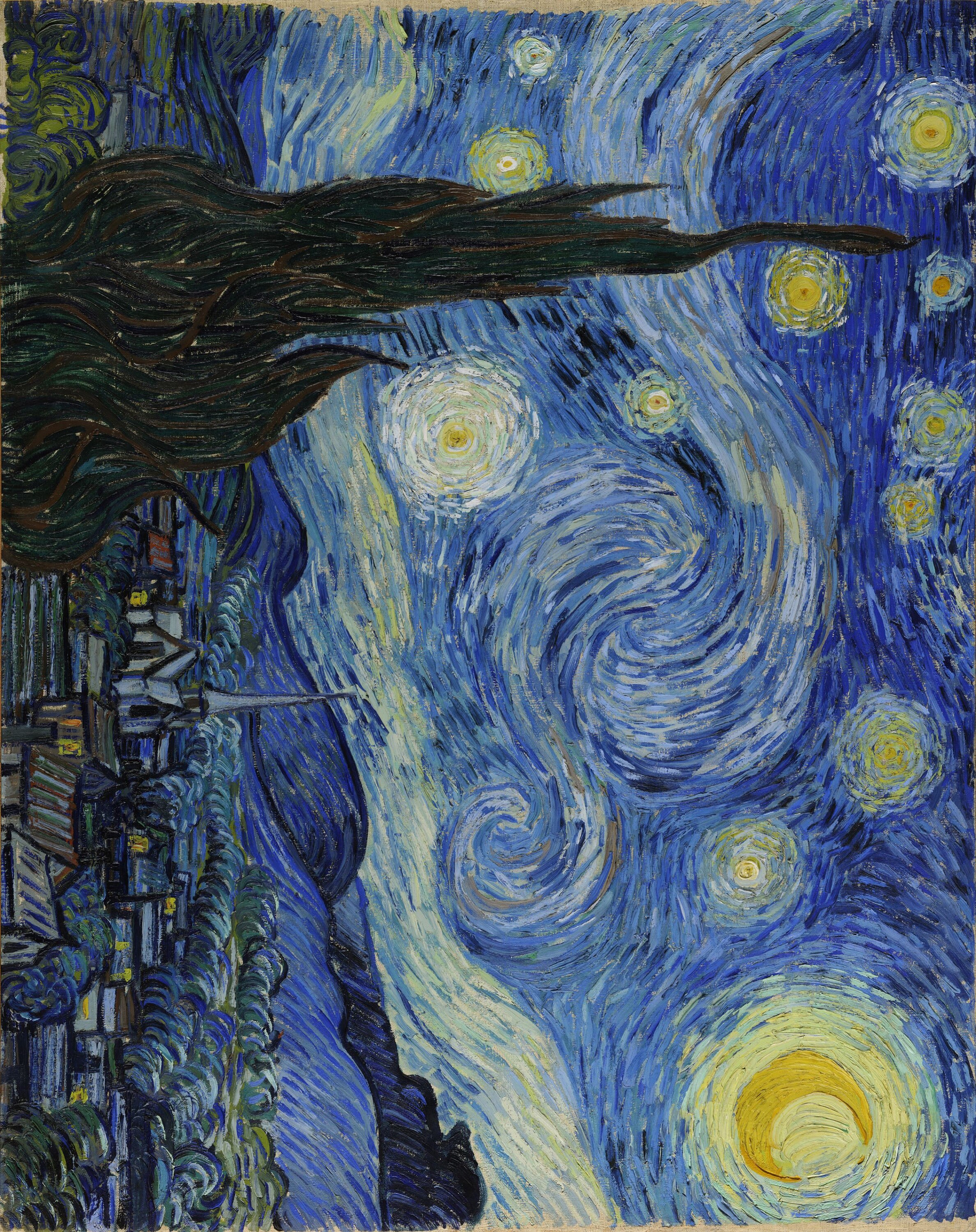 ゴッホ　星月夜　カーペット カーペット ゴッホ Vincent van Gogh フィンセント ファン ゴッホ