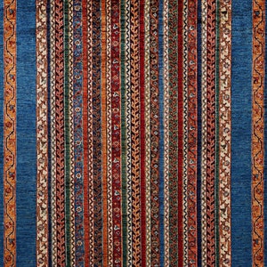 Rugs, Colorful Kilim Rug For Bedroom Aesthetic | Mid Century Modern Rug | Soft Cotton Rug | Machine Washable Kitchen Rug | Cool Rug image 7