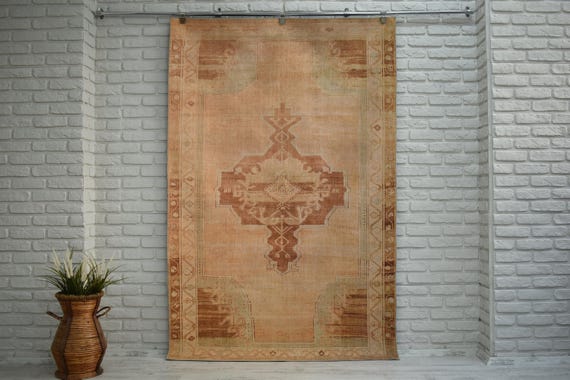 Rustic Rug, 8x10 Area Rug, Earth tone rug, Aesthetic Bedroom rug, 5x7 Washable Rug, 4x6 Antique Looking Brand New Rug, 6x9 Living Room Rug