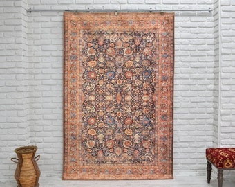 Anatolisch tapijt, vintage patroon Turks tapijt, woonkamertapijt, oosters tapijt, traditioneel tapijt 2x5 5x8 4x6 voor unieke woonkamer slaapkamer kantoor