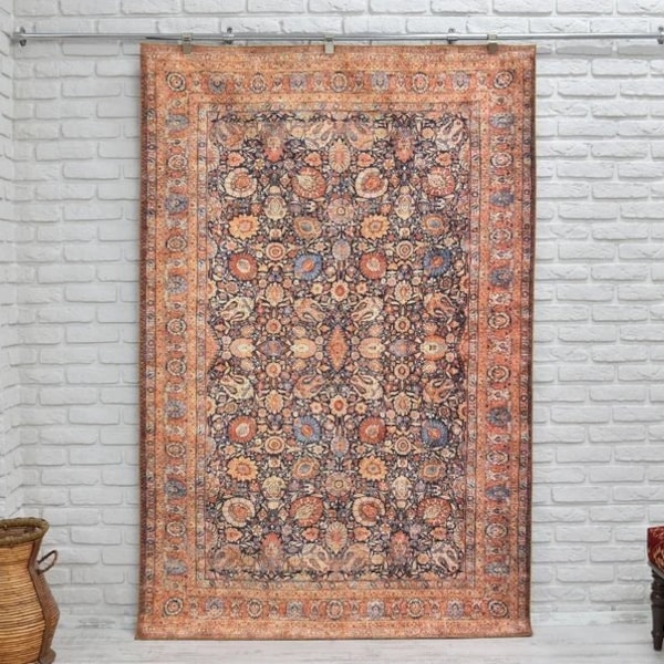 Anatolian Rug, Vintage Pattern Turkish Rug, Living Room Rug, Oriental Rug, Traditional Rug 2x5 5x8 4x6 for Unique Living Room Bedroom Office