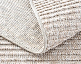 Nursery Rug, area rug, rug for kids room, easy to clean rug, carpet, neutral beige taupe rug, custom size available, woven rug, soft rug