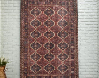 Oriental Rug, 8x10 Area Rug, Living Room rug, Aesthetic Bedroom rug, 5x7 Washable Rug, 4x6 Antique Looking Brand New Rug, 6x9 Area Rug