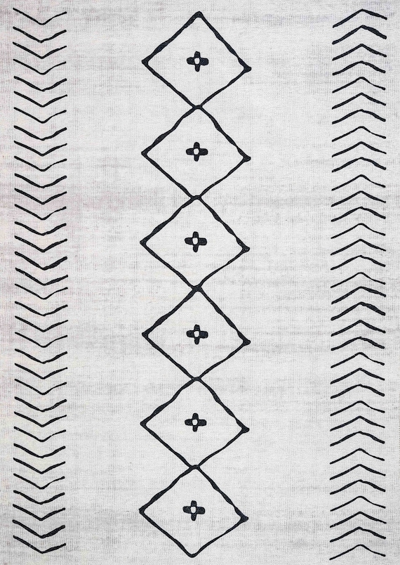Boho Area Rug, White Living Room Area Rug, Soft White Scandinavian Bedroom Rug, Bohemian Area Rug, Boho Kids Room Area Rug Silky Soft Rug