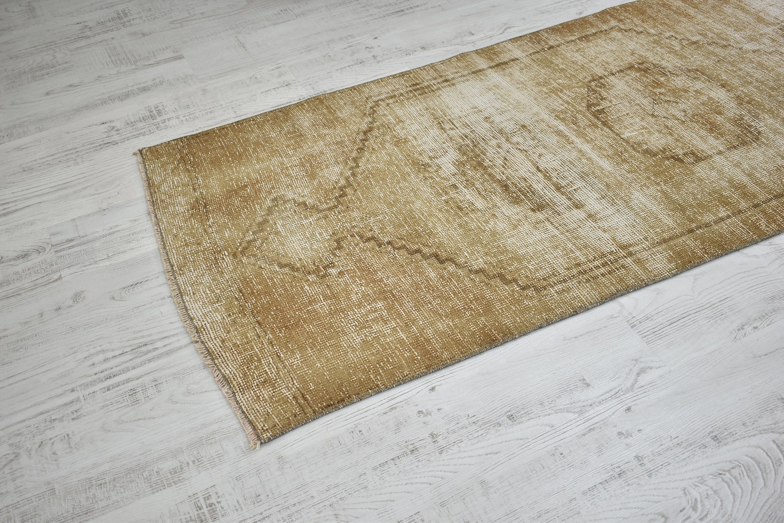 Antiker Läufer Teppich 3x12 Teppich neutraler Teppich | Etsy