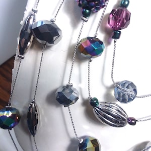 Nina Ricci |France|Fantasy |Five Row |Floating |Jewels |  1990&#39;s |Necklace