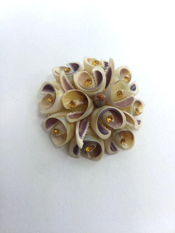 Fabulous Sea Shell Art Handmade Natural Shell  Rhi