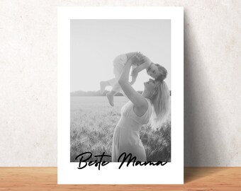 Personalisiertes Poster Beste Mama | Familie | Poster | Geschenk | Muttertag