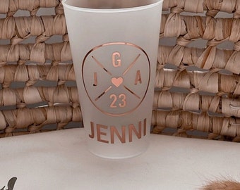 JGA Becher mit Name | Personalisiert | Geschenk | Junggesellenabschied