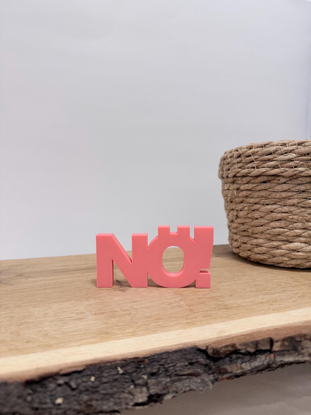 Slogan No Lettering NO! Lettering | Available in 18 Colors | Decoration | Minimalist ...