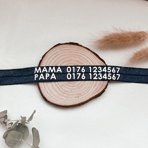 Armband mit Notfallnummern | Kinderarmband | Seniorenarmband | Handynummern für den Notfall | Personalisiert | Geschenk