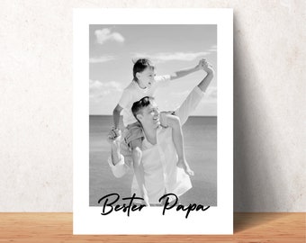 Personalisiertes Poster Bester Papa | Familie | Poster | Geschenk | Vatertag