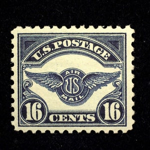 hs&c Scott #C5 16 Cent Air Mail Fresh and choice. Mint XF LH US Stamp