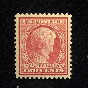 hs&c Scott #367 2c Lincoln Mint Xf/Sup NH US Stamp