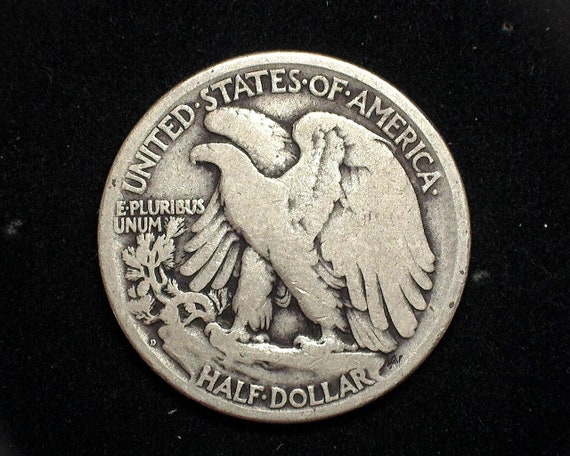 US Coin hs&c 1918 Walking Liberty Half Dollar VG