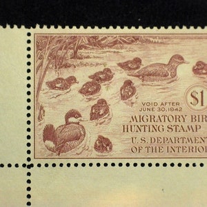 hs&c Scott #RW8 Mint No gum. XF US Stamp