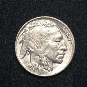 hs&c: 1937 Buffalo Nickel BU MS-63 - US Coin
