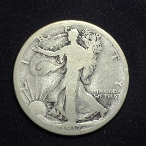 HS&C: 1917 S Obv Liberty Walking Half Dollar VG - US Coin
