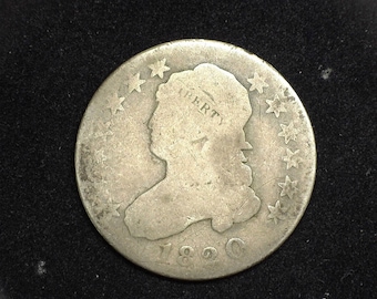 hs&c: 1820 Large O Capped Bust Quarter G - US Coin